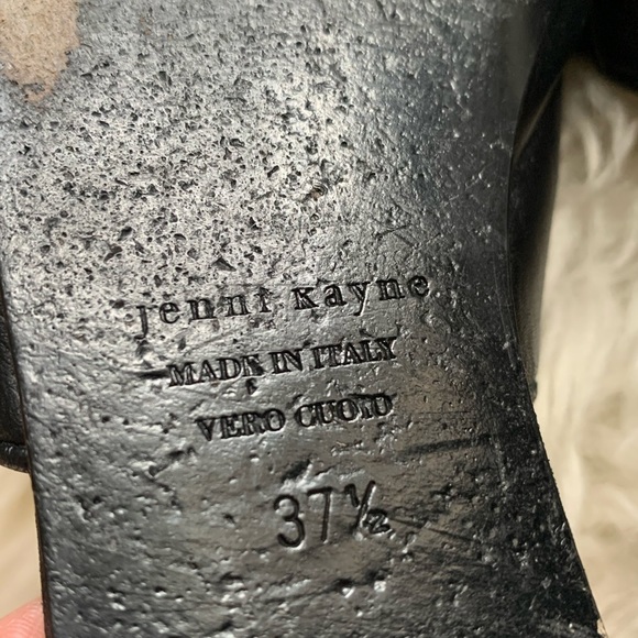 JENNI Kayne Black Leather Mules 7 - Picture 5 of 12